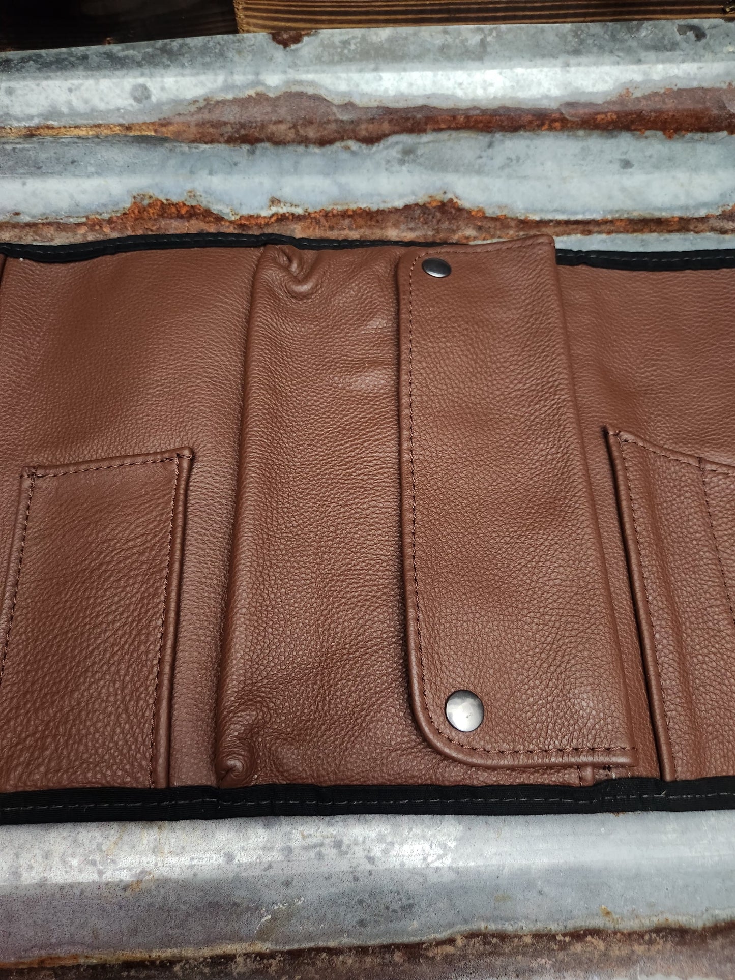 All brown tool roll