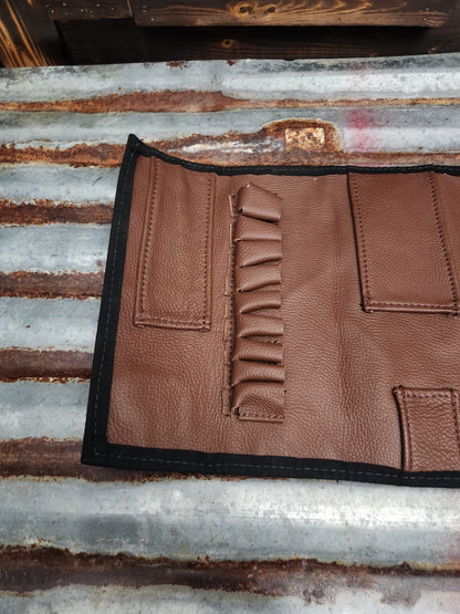 All brown tool roll