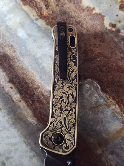 Brass QSP Penguin model knife